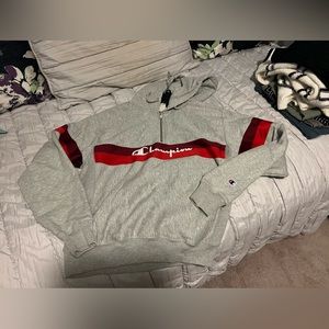 champion quarter zip sweatshirt